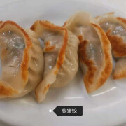Pork &amp; Chives Pan Fried Dumplings 猪肉韭菜煎饺